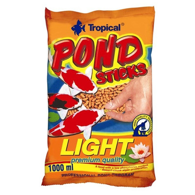 TROPICAL-Pond Sticks Light 1L/90g sáčok - Kliknutím na obrázok zatvorte -