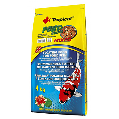 TROPICAL-Pond Sticks Mixed 4kg - Kliknutím na obrázok zatvorte -