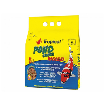 TROPICAL-Pond Sticks Mixed 5L - Kliknutím na obrázok zatvorte -