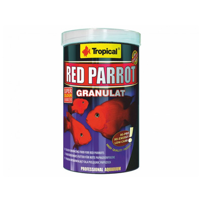 TROPICAL-Red parrot granulat 1000ml/400g - Kliknutím na obrázok zatvorte -