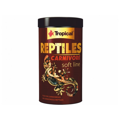 TROPICAL-Reptiles Soft Carnivore 250ml/65g - Kliknutím na obrázok zatvorte -