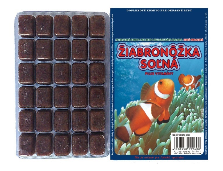 Artemia žiabronôžka soľná mrazená blister 100g